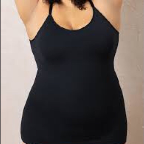 Empetua All Day Every Day Scoop Neck Cami Black Shapewear L The Best Tank EVER - Picture 2 of 7